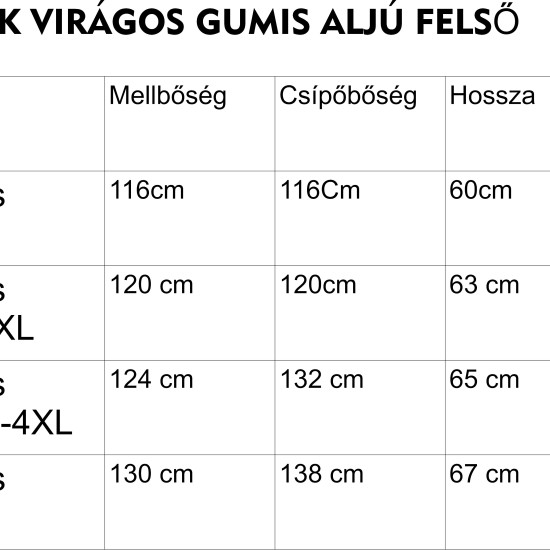 Mirta nyomott virágmintás gumis aljú felső Mirta nyomott virágmintás gumis aljú felső