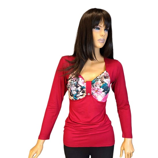 Melodi boleró vállas díszpántos felső