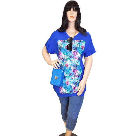 Pamela zsebes mini ruha királykék